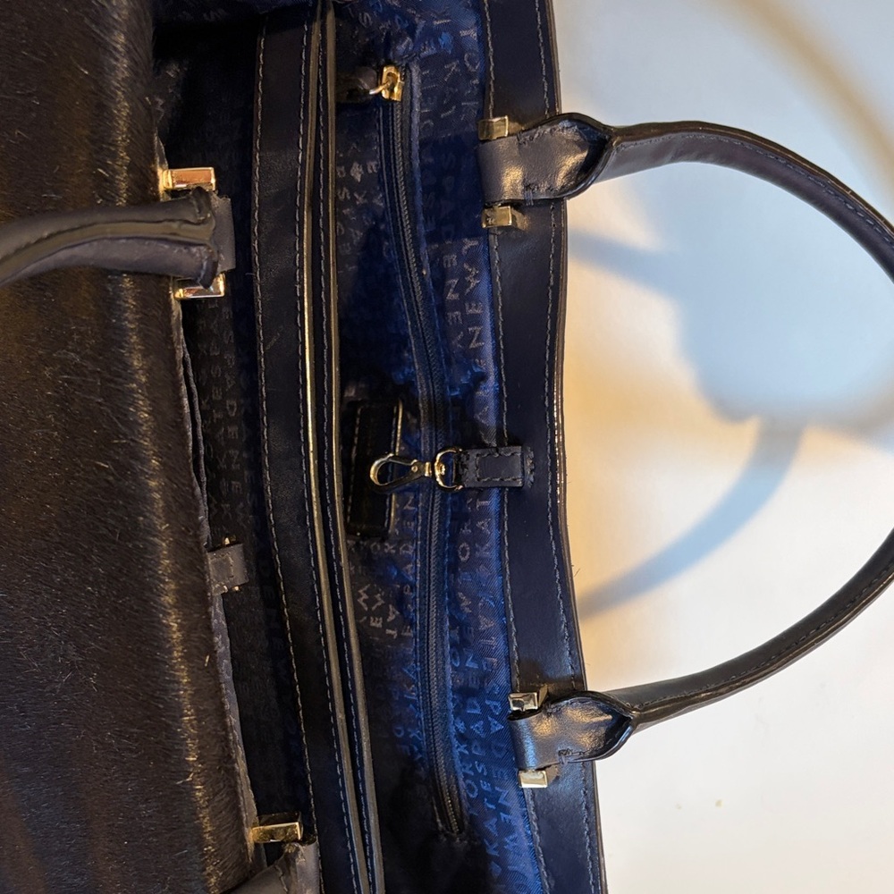 Kate Spade Suede Navy Blue Handbag - Picture 11 of 14